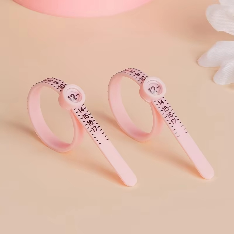 Tape Measure - アメリカ製リング測定ツール 1-17リングディメンサー、柔軟なリング測定テープ、拡大鏡付き