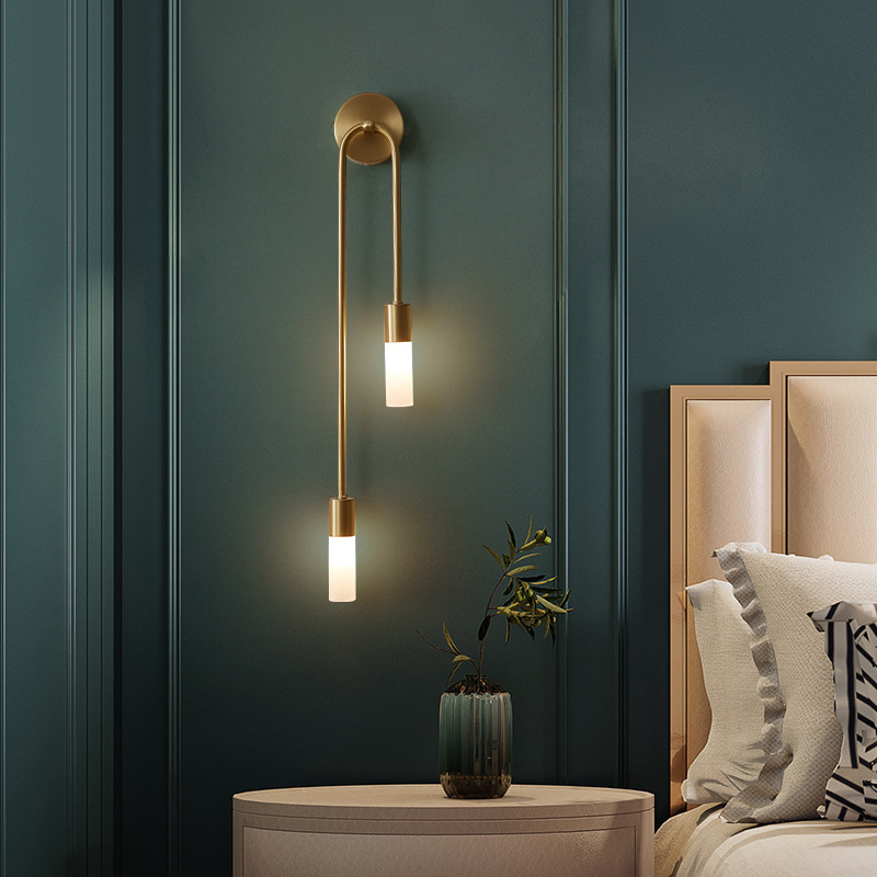 Light Switch - レトロ背景リビングルーム通路寝室ランプベッドサイド北欧クリエイティブLED装飾壁照明モダンミニマリストウォールランプ