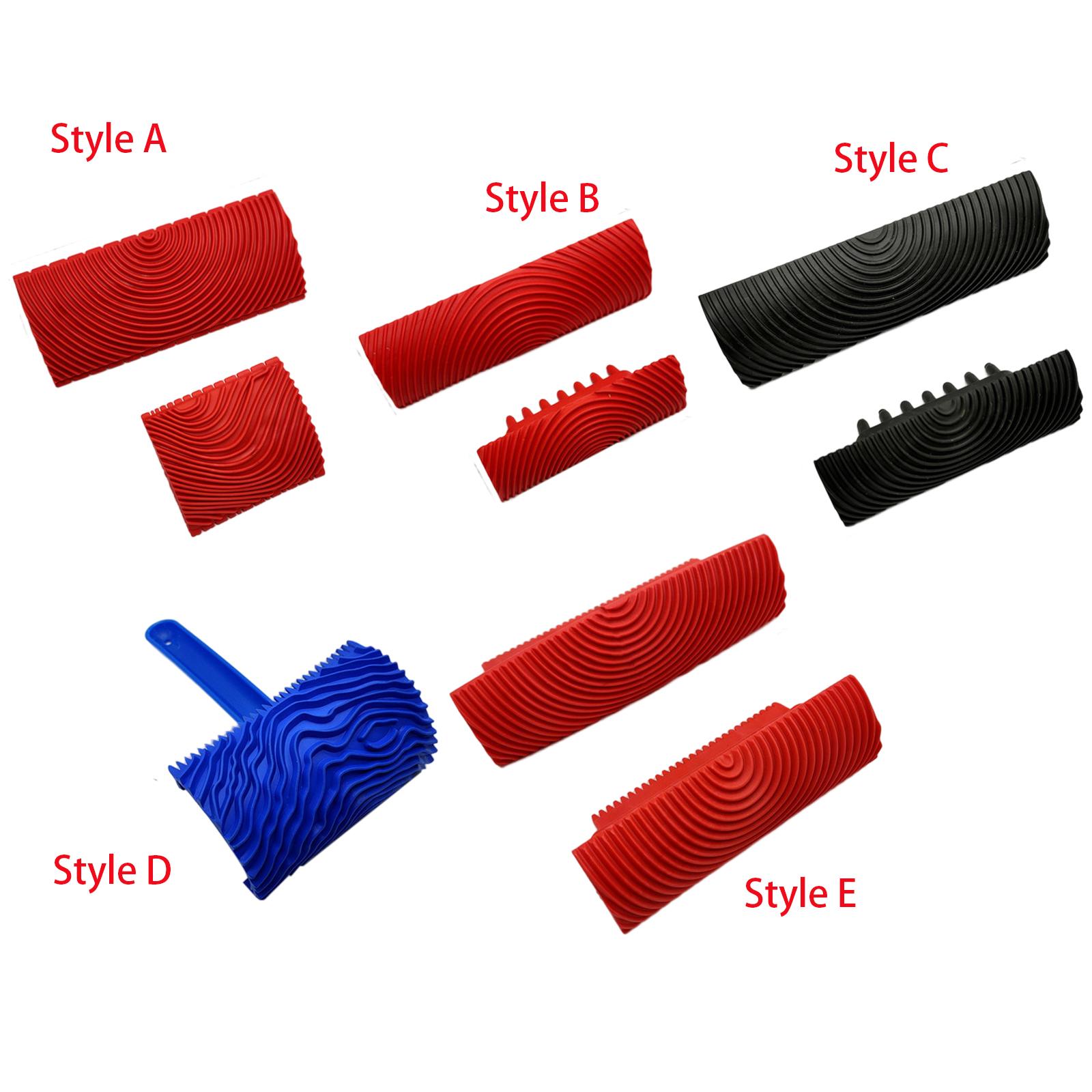 Home Improvement Fence - 木目調ローラー塗装ツール。壁紙、フェンス、キャビネットのDIY、家庭用塗装キットに。
