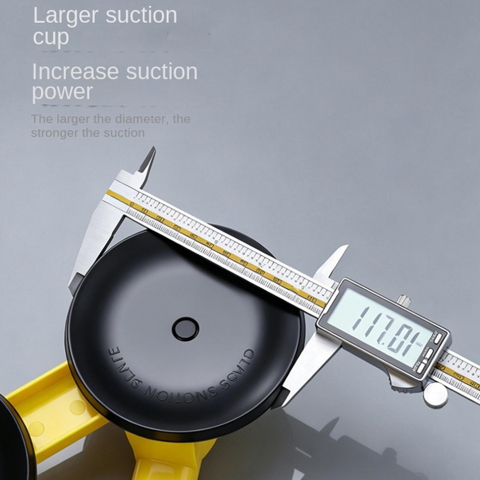 Door Handle - ガラス用吸盤、強力真空プレートハンドル、タイル床、車のドアミラー、シャワー壁用吸盤