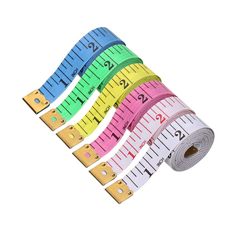 Tape Measure - 150cm/60インチ ソフトボディ測定定規 洋裁用メジャー センチメートル メートル単位 裁縫用メジャー