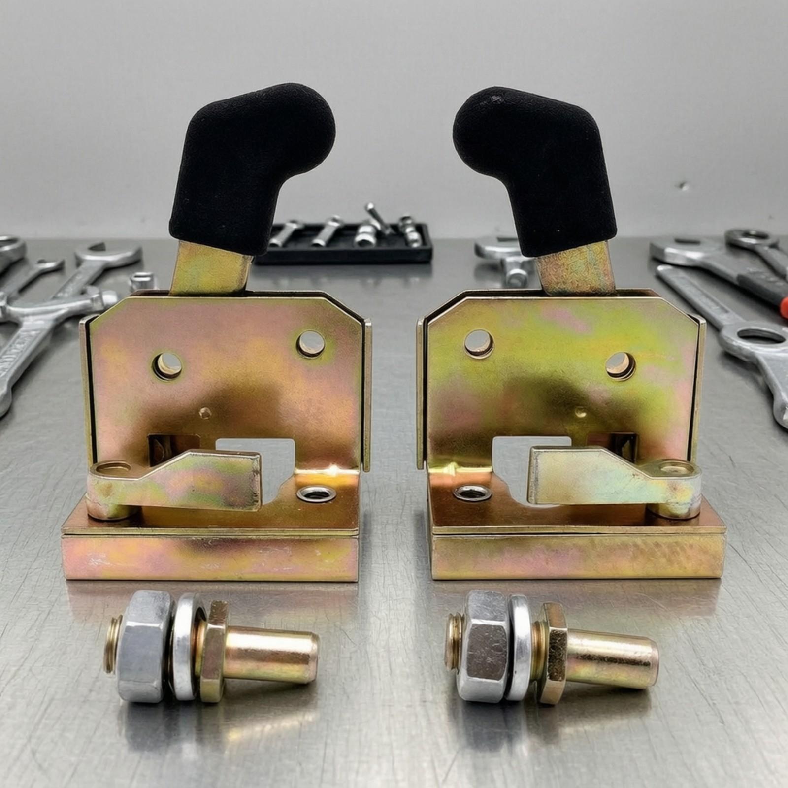 Door Lock - 502型機械式ドアロック、防錆加工済み、建設車両用ドアロック