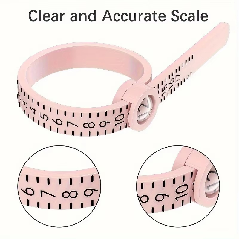 アメリカ製リング測定ツール 1-17リングディメンサー、柔軟 - Tape Measure のレビューと価格