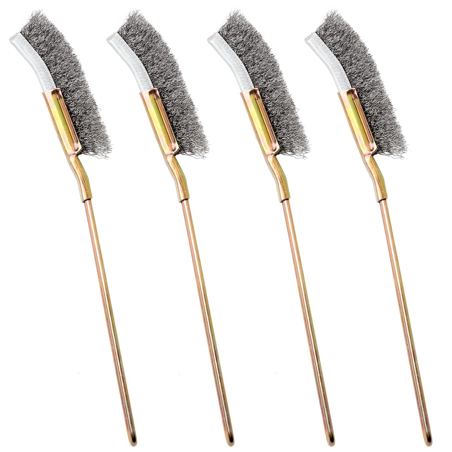4本組ベンドヘッドワイヤーブラシセット – 工業用グレード、 - Paint Brush のレビューと価格