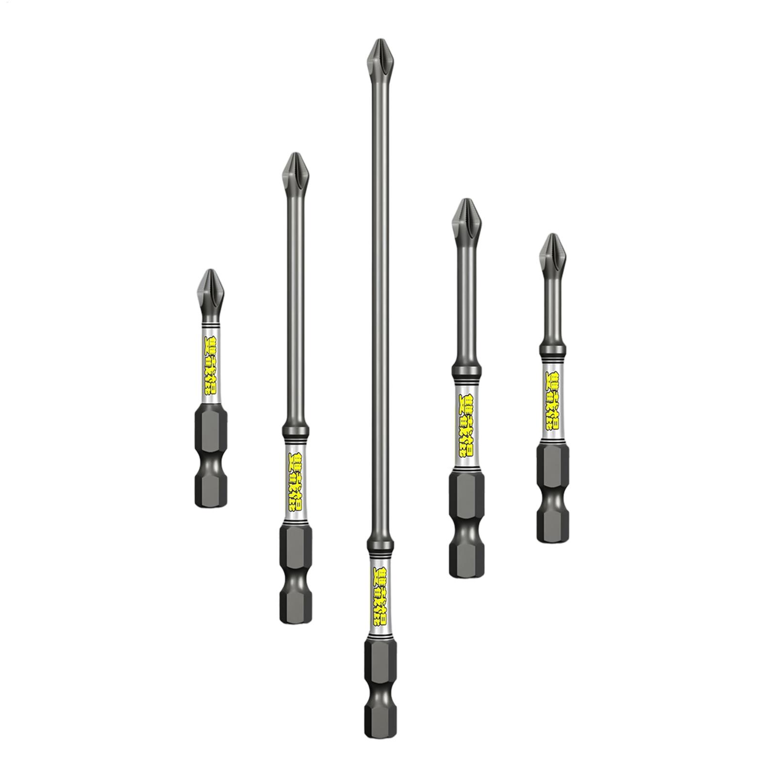 ドリルドライバービットセット 5ピース ヘビーデューティー  - Drill Bits のレビューと価格