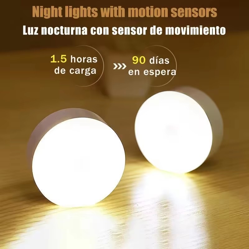 USB充電式LEDナイトライト、スイッチ付き、モーションセン - Light Switch のレビューと価格