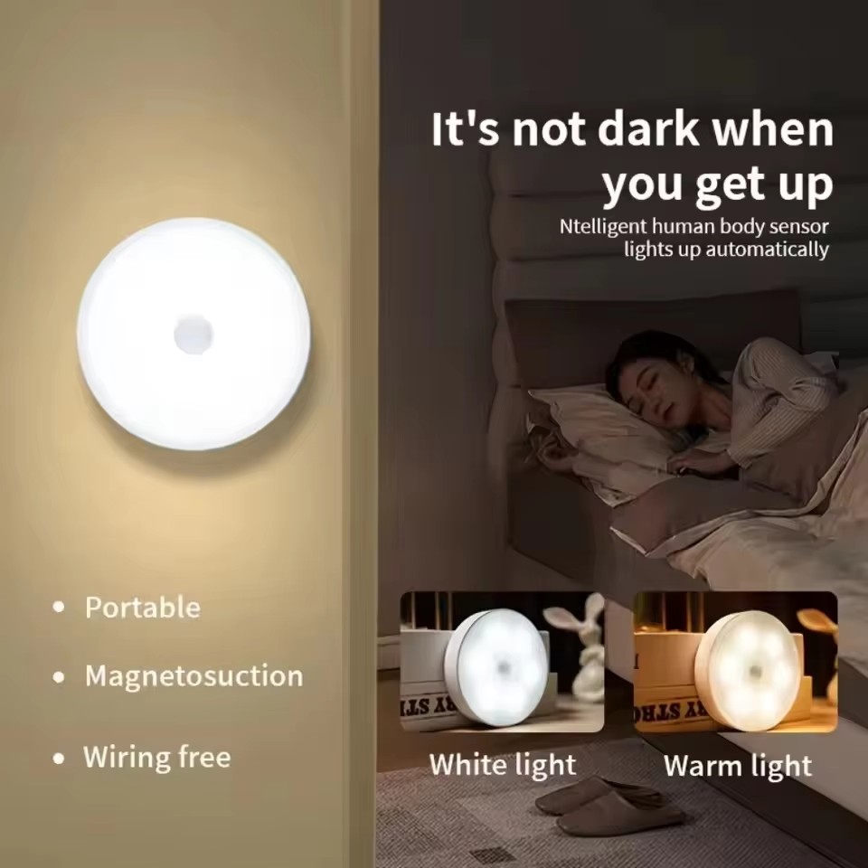USB充電式LEDナイトライト、スイッチ付き、モーションセン - Light Switch のレビューと価格