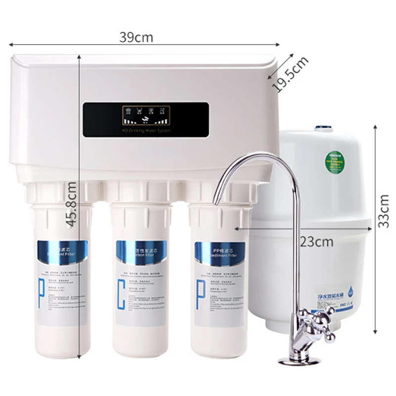 75G RO逆浸透膜浄水システム（蛇口付き、直接飲用可能）； - Faucet のレビューと価格