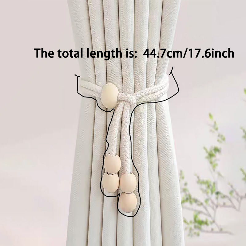 2個入り モダンミニマリストカーテンストラップ、ハンギングボ - Curtain Rods のレビューと価格