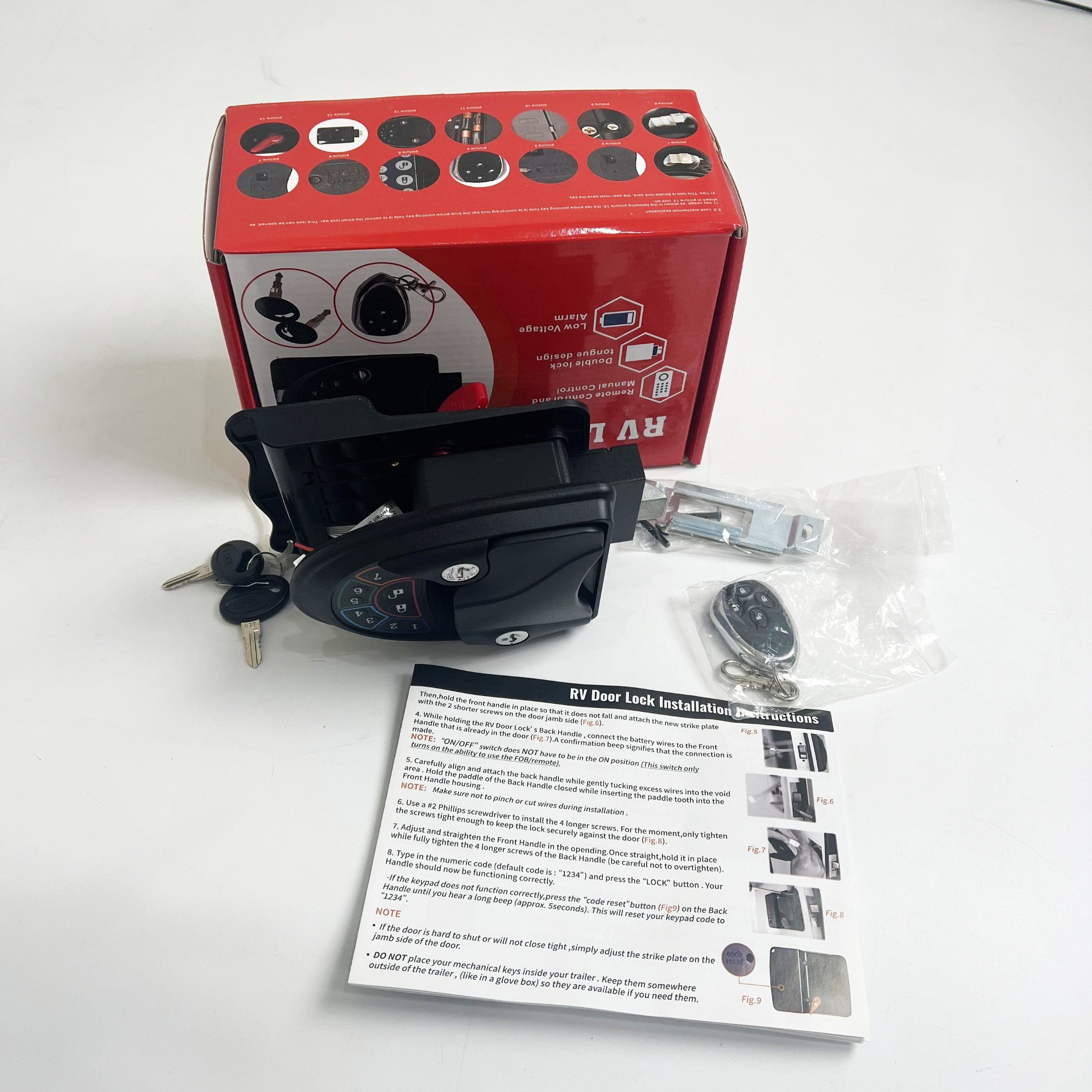 RV キャラバン モーターホーム キャンピングトレーラー用リ - Door Lock のレビューと価格