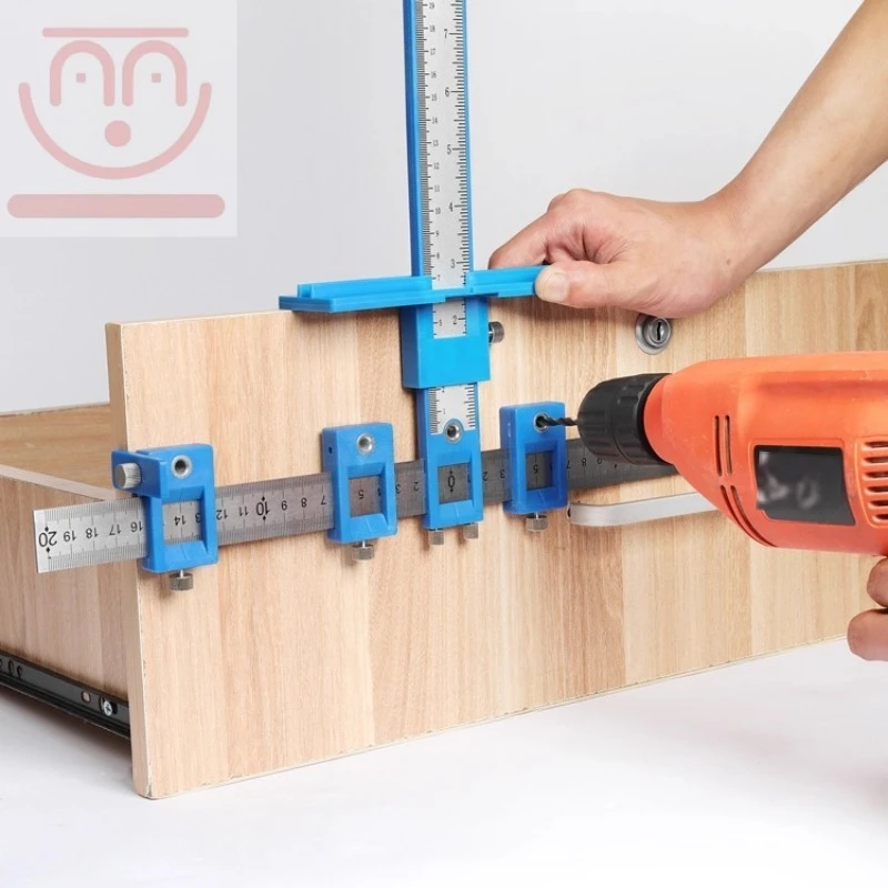 木工用ハンドルポジショナー、補助工具キャビネットドアパンチャ - Door Handle のレビューと価格