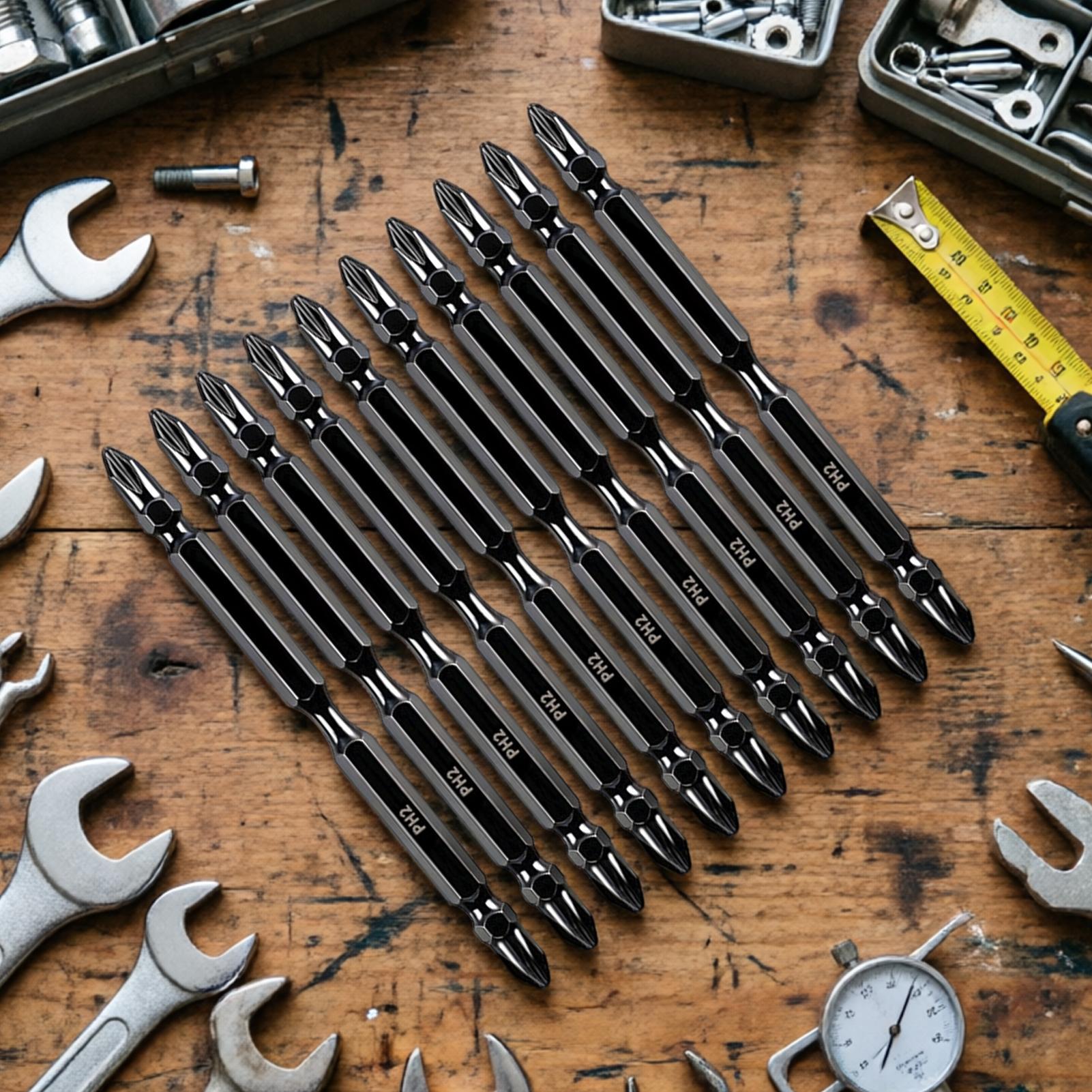 磁気ドリルビット両端フライス加工磁気ドライバーヘッドキット精 - Drill Bits のレビューと価格