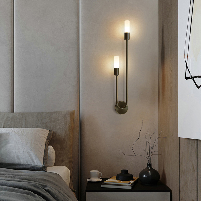 レトロ背景リビングルーム通路寝室ランプベッドサイド北欧クリエ - Light Switch のレビューと価格