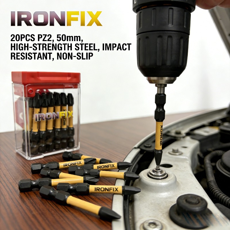 高品質な20個入りPZ2ドライバービットセット。電動ドリルや - Drill Bits のレビューと価格
