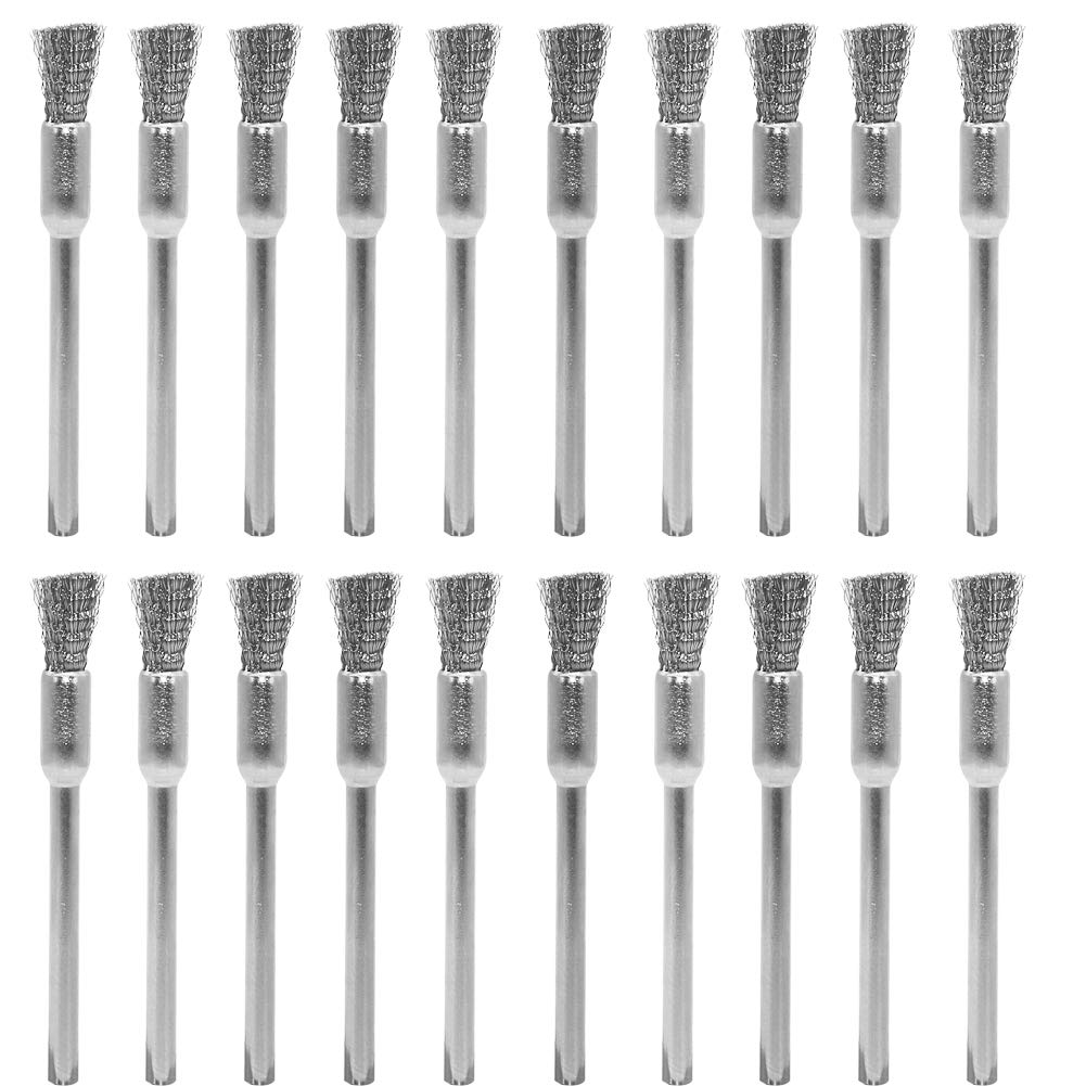 スチール製クリーニングエンドブラシペン 1/5インチ(5mm - Paint Brush のレビューと価格