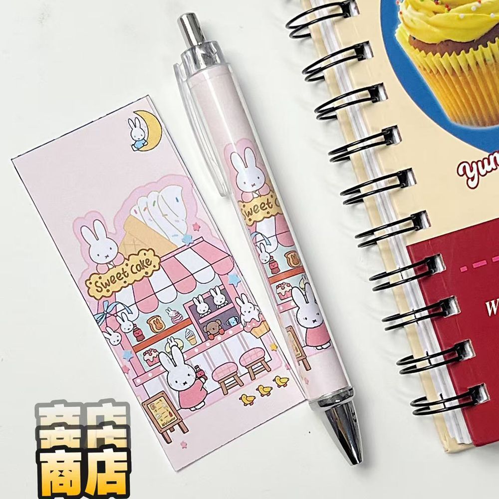 新しいミッフィーウサギ柄プレスジェルペン高発色可愛いins風 - Paint Brush のレビューと価格