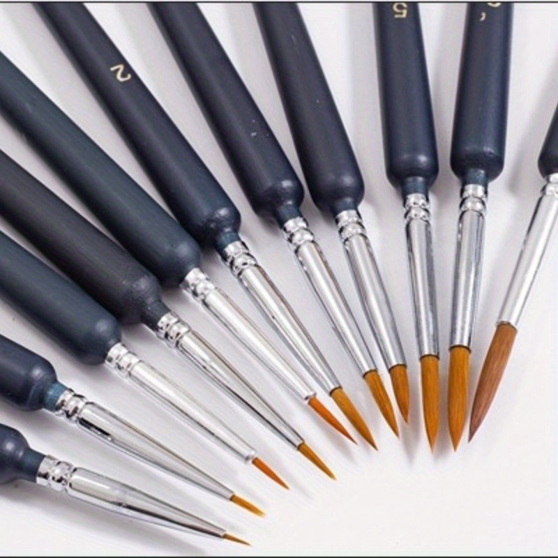 11本入りペイントブラシセット プロフェッショナルペイントブ - Paint Brush のレビューと価格