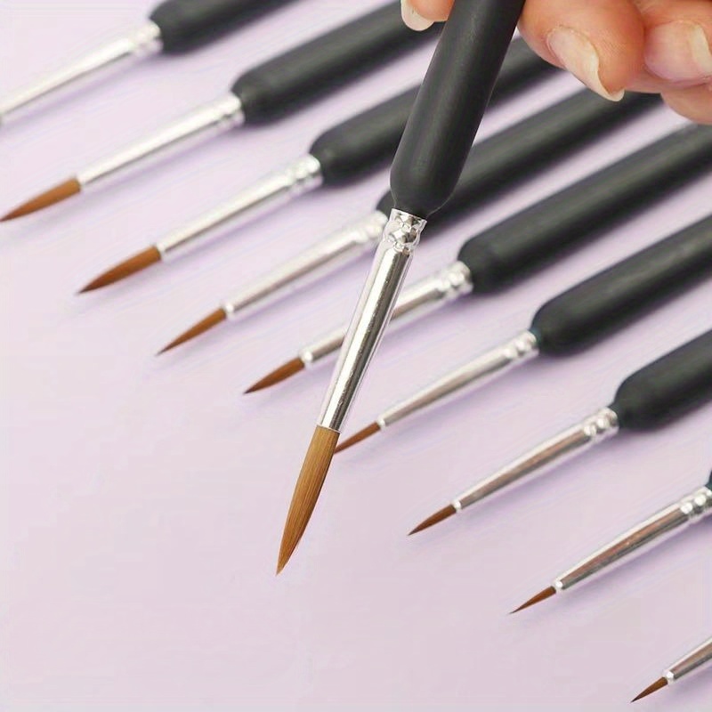 11本入りペイントブラシセット プロフェッショナルペイントブ - Paint Brush のレビューと価格