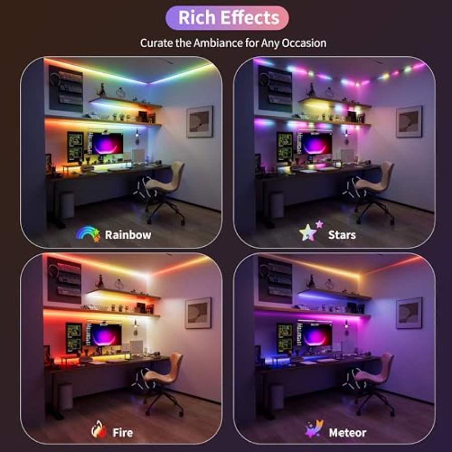 RGBスマートIC COB LEDストリップライト アドレス - Led Strip Lights のレビューと価格