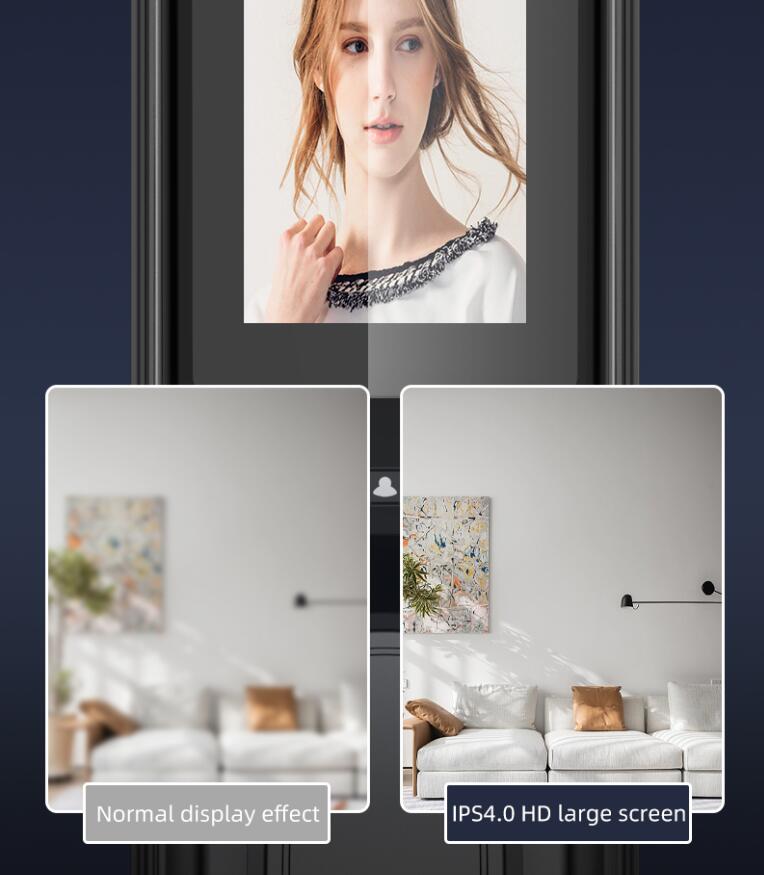 Tuya全自動スマートドアロック、3D顔認証と指紋認証による - Door Lock のレビューと価格