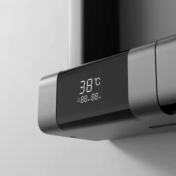 銅製レインフォールシャワーヘッドセットデジタルディスプレイ発 - Faucet のレビューと価格