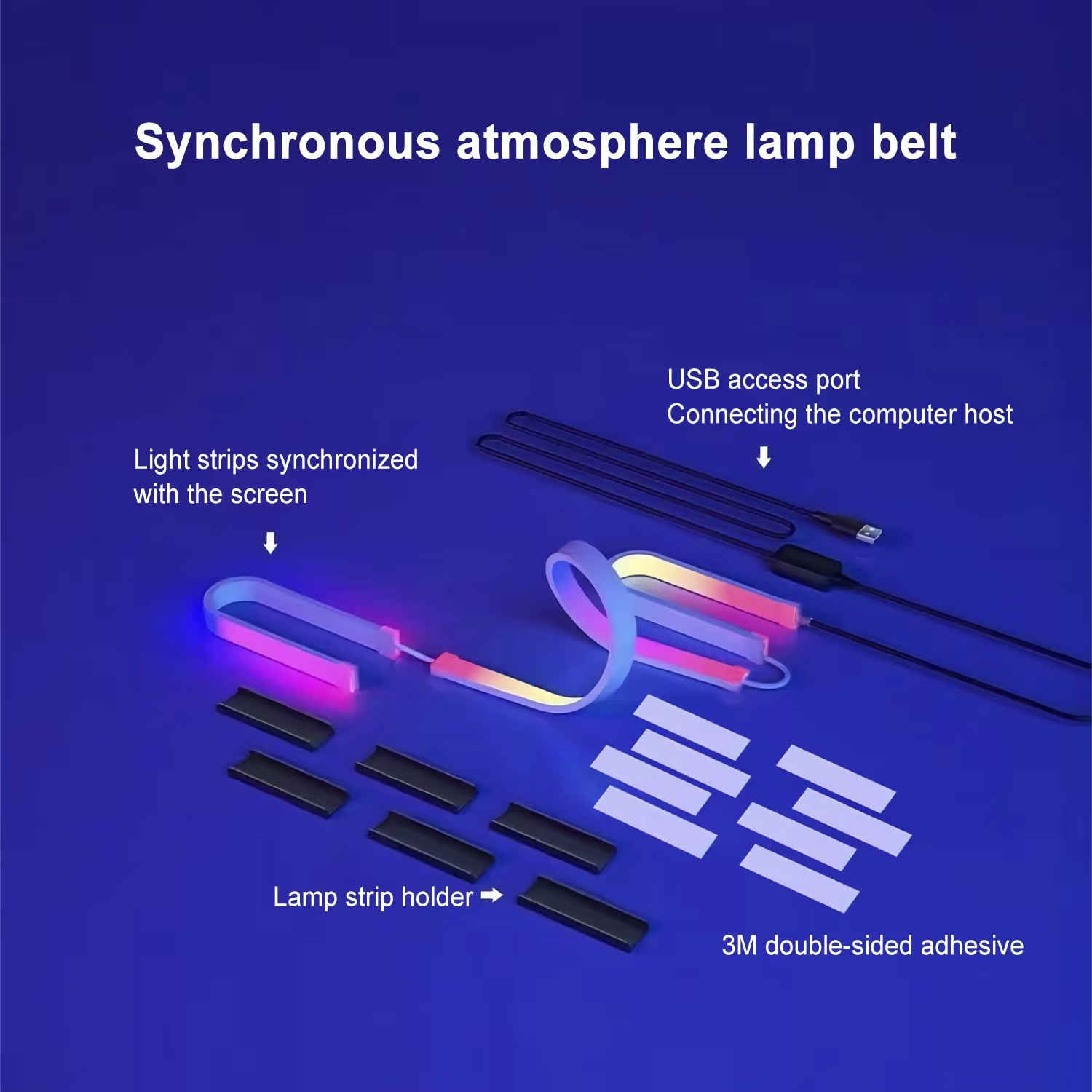 RGB ゲーミングライトストリップ モニターバックライト L - Led Strip Lights のレビューと価格