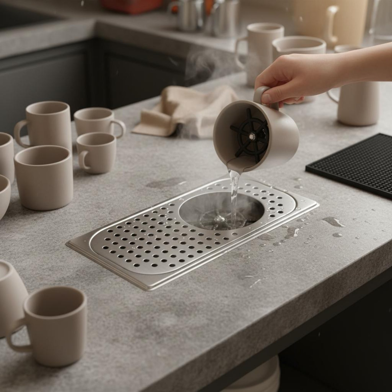 自動カップリンサー マルチアングルスプレー 内蔵カップリンサ - Faucet のレビューと価格