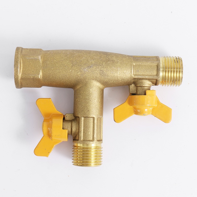 1/2インチ継手 全銅メッキ 3方向 4方向 ガスバルブ コ - Faucet のレビューと価格