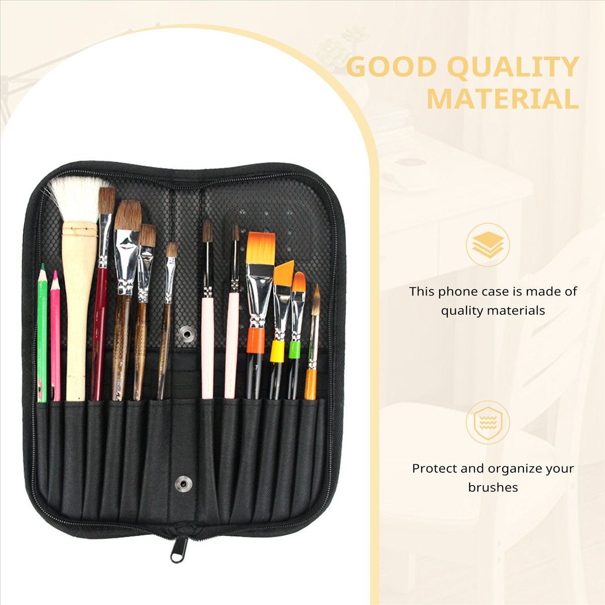 (A02R) 38cm アーティストペイントブラシホルダー  - Paint Brush のレビューと価格