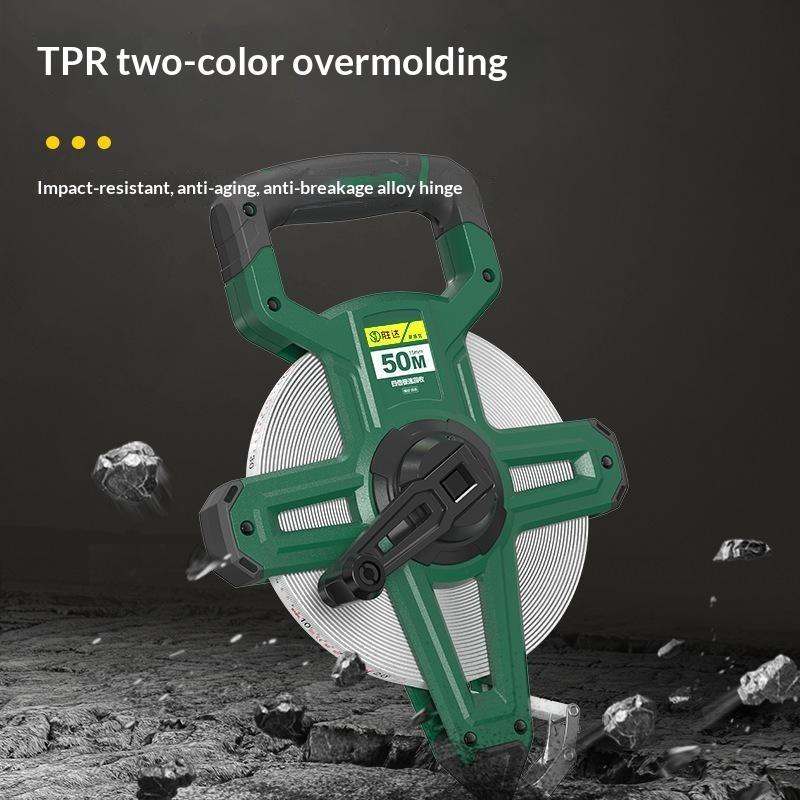 30m/50m/100m ポータブルファイバーテープメートル - Tape Measure のレビューと価格