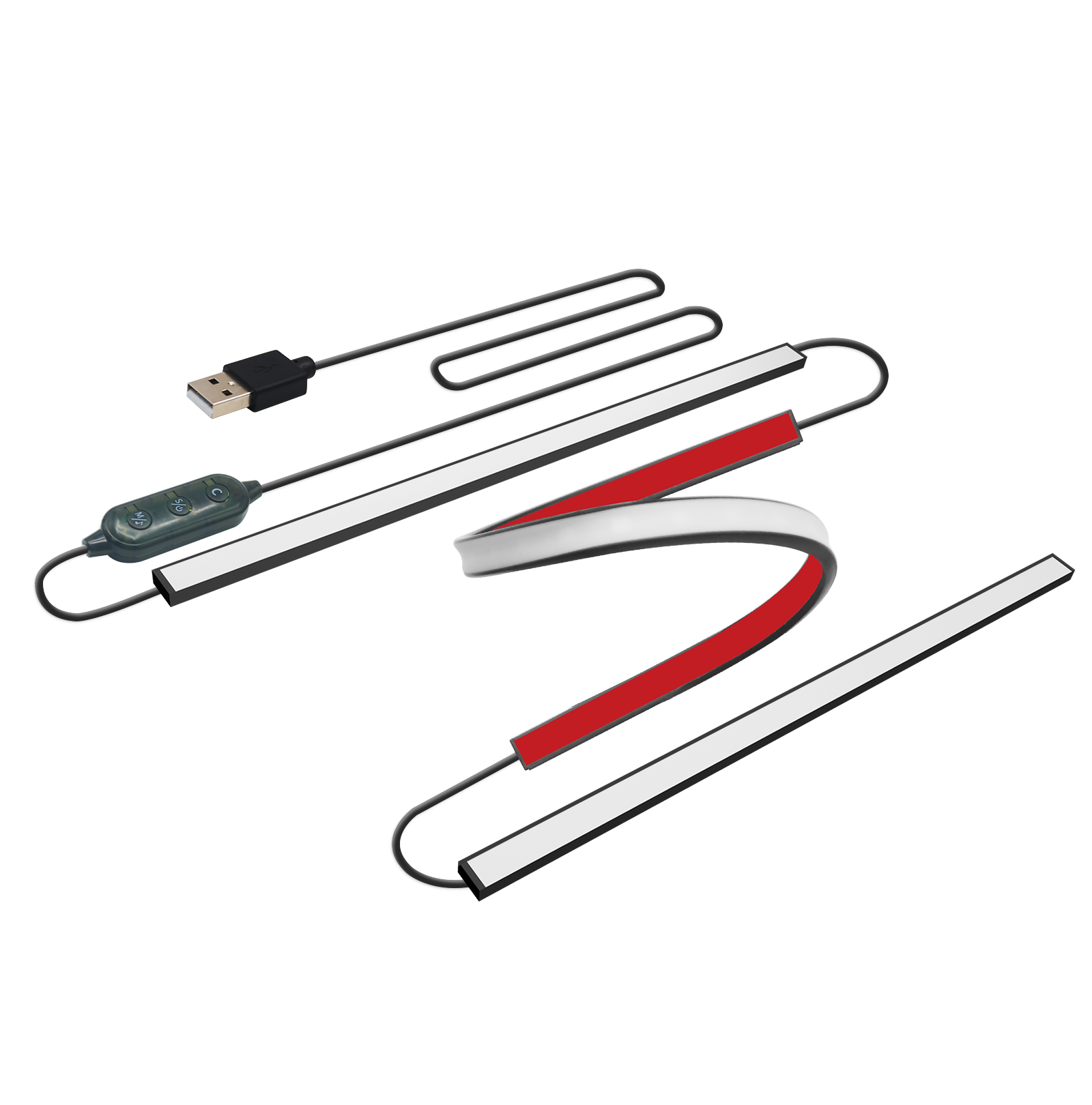 Bluetooth APP制御 RGBモニターLEDバックラ - Led Strip Lights のレビューと価格