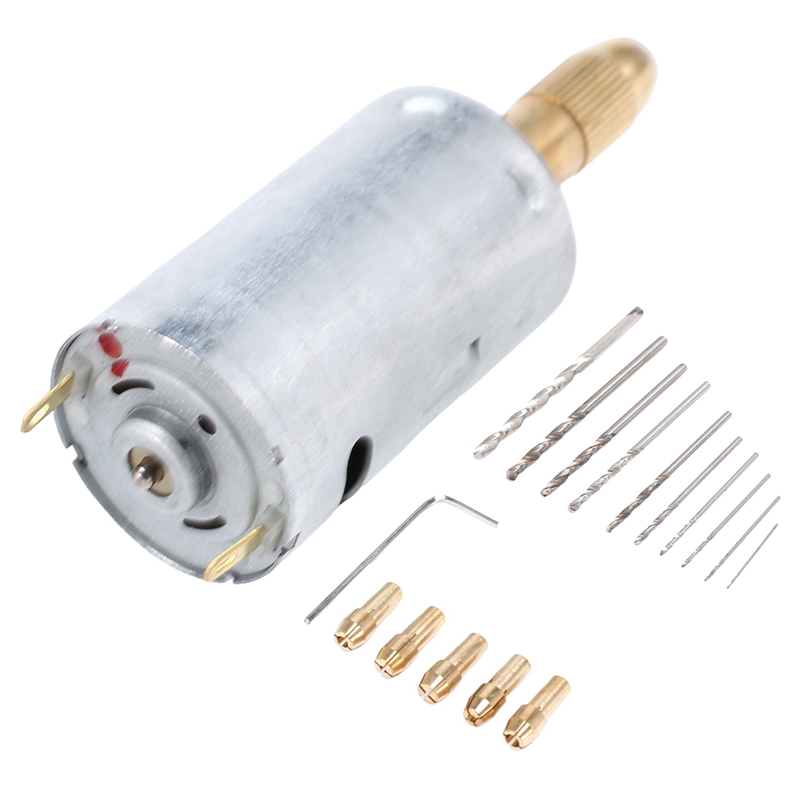 ミニ電動ハンドドリルビットセット DC 12Vモーター 0. - Drill Bits のレビューと価格
