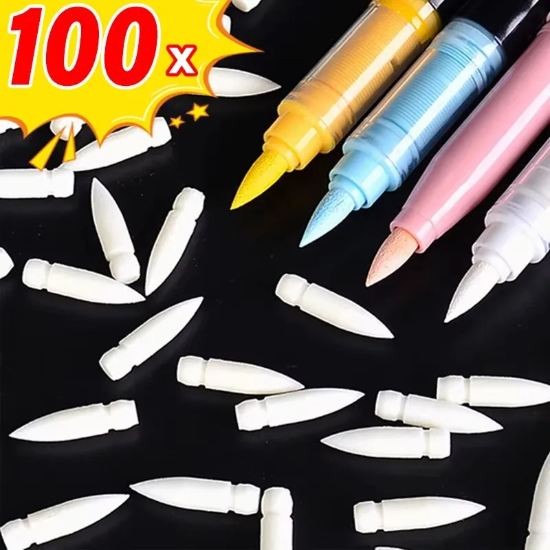 アクリル絵の具用交換芯、グアンナマーカー用、ソフトブラシ芯、 - Paint Brush のレビューと価格