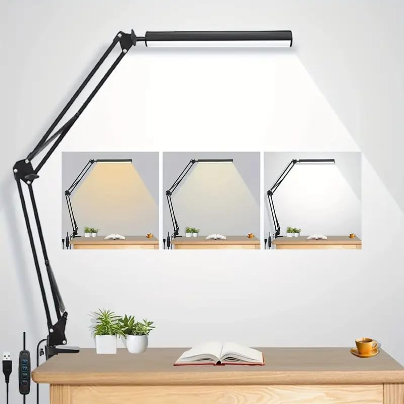 LEDデスクランプ 家庭用、読書用、勉強用、調節可能な目に優 - Light Switch のレビューと価格