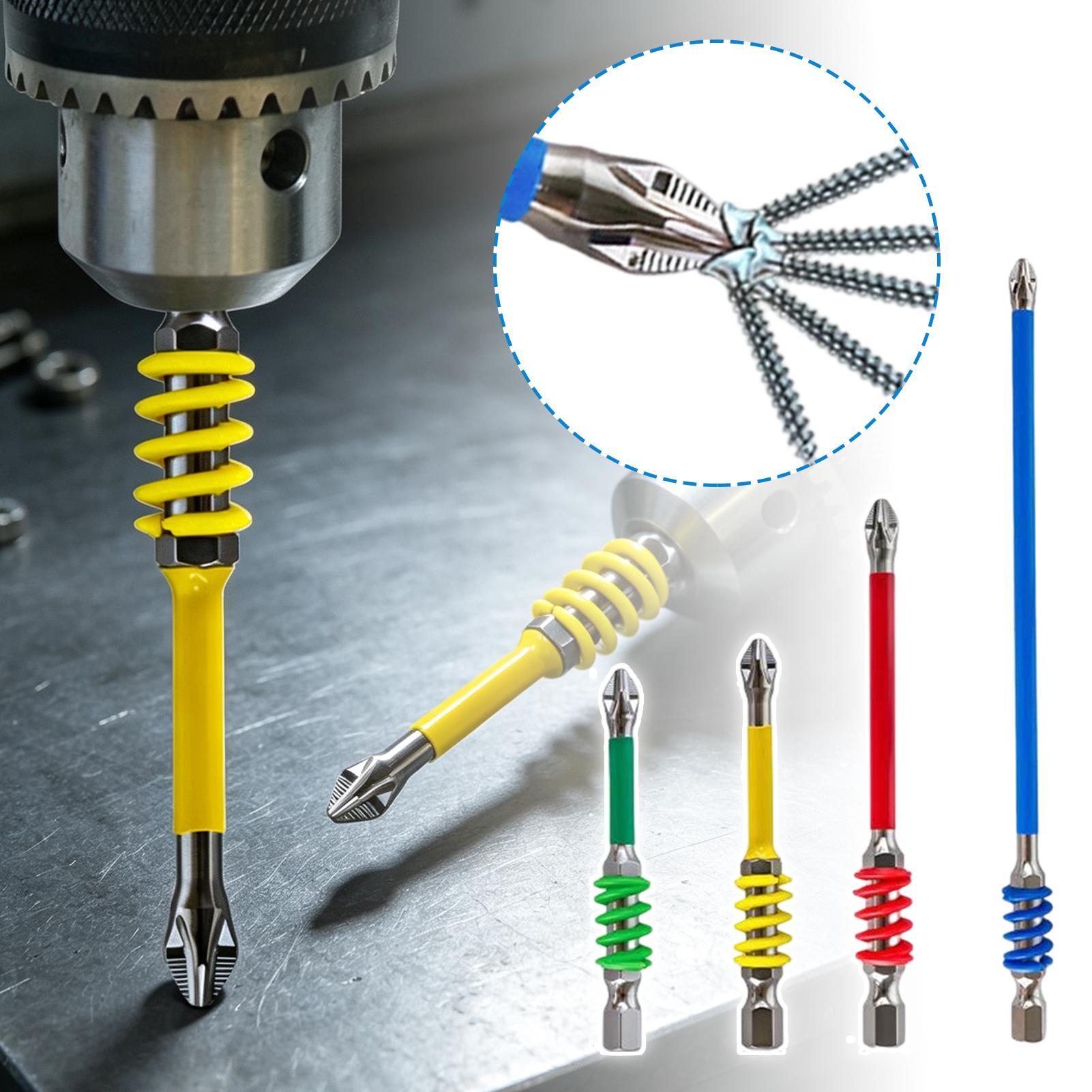 磁気ドリルビット 合金鋼 耐衝撃性 1/4インチ六角ハンドル - Drill Bits のレビューと価格