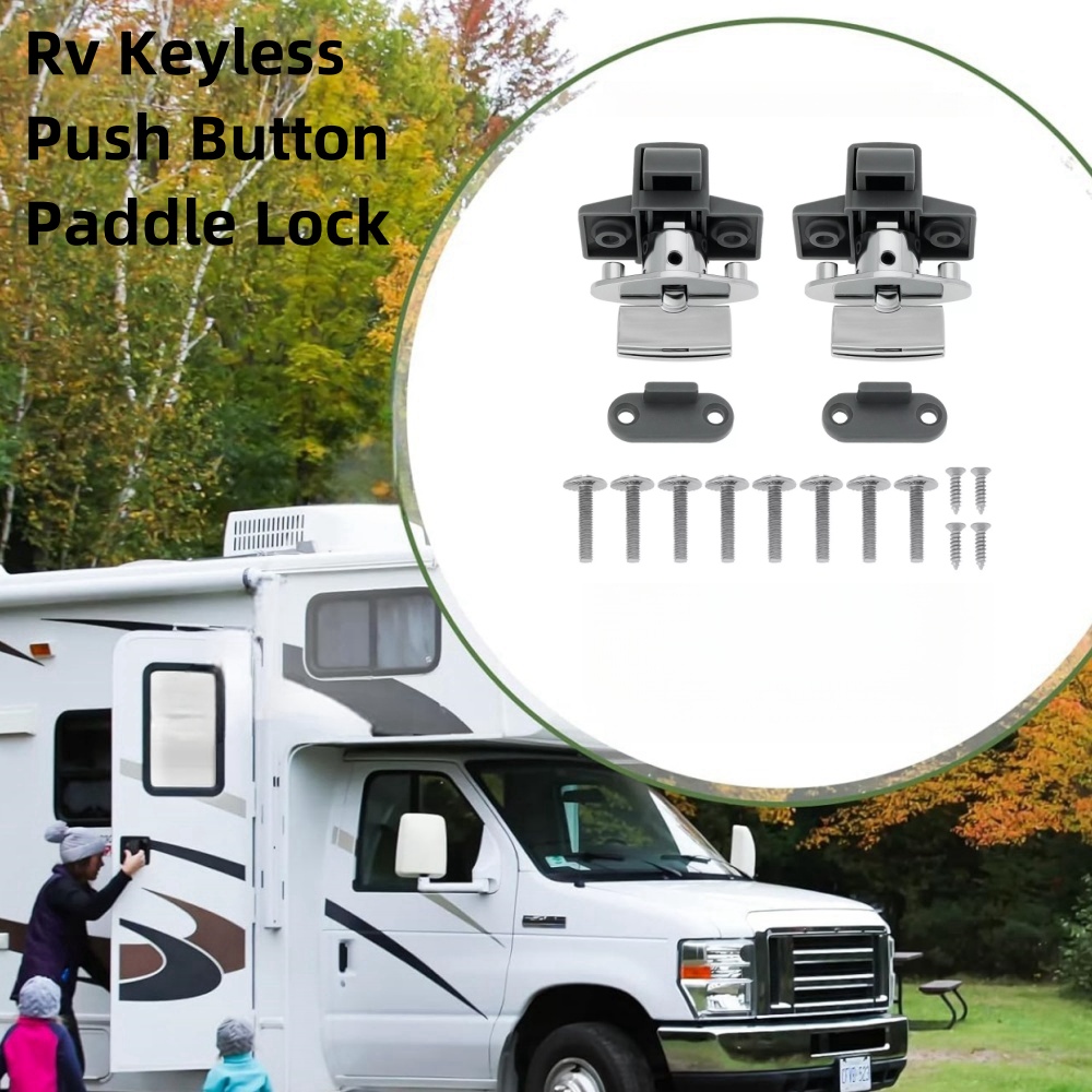 1 個 RV ドア引き出しロッカーロック交換用パドルデッドボ - Door Lock のレビューと価格