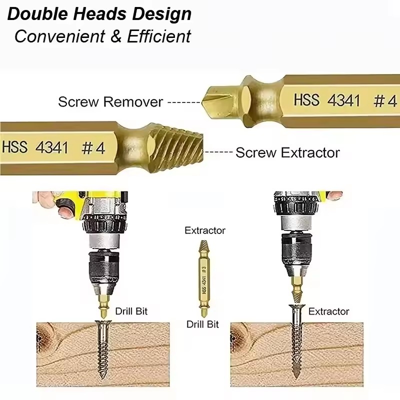 破損したネジ取り外しドリルビットセット、剥がれたり折れたネジ - Drill Bits のレビューと価格