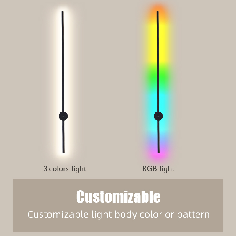 モダンな充電式LEDウォールスコンスランプ、ブラックアルミニ - Light Switch のレビューと価格