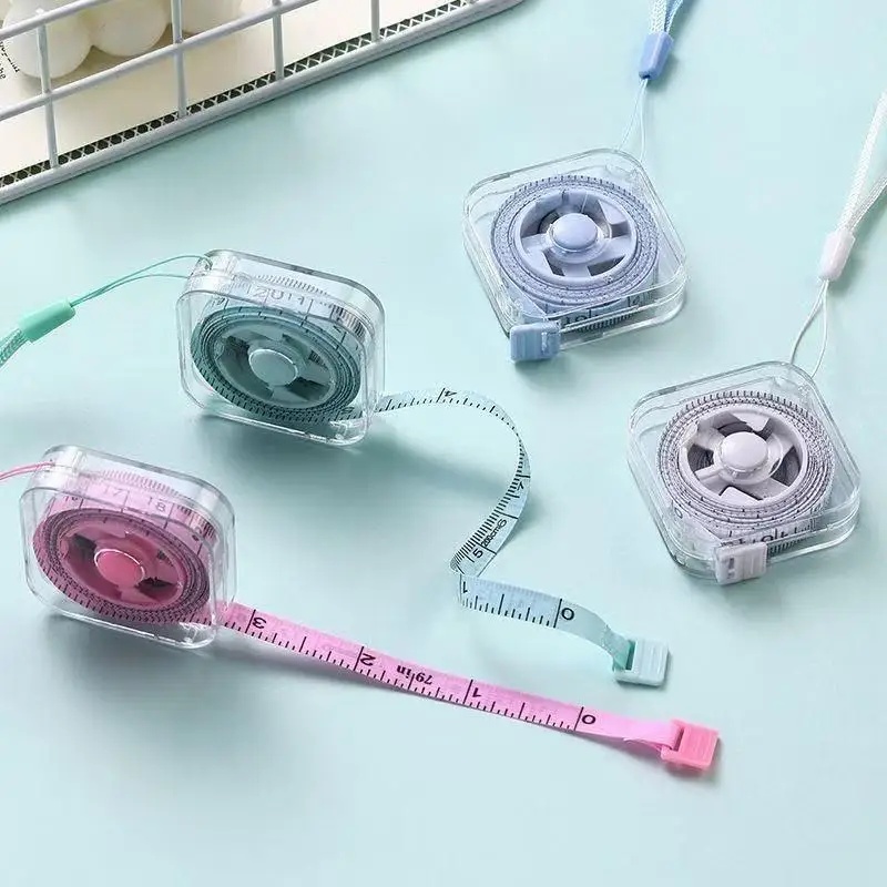 かわいいマカロンカラーのミニテープメジャー、ポケットに収まる - Tape Measure のレビューと価格