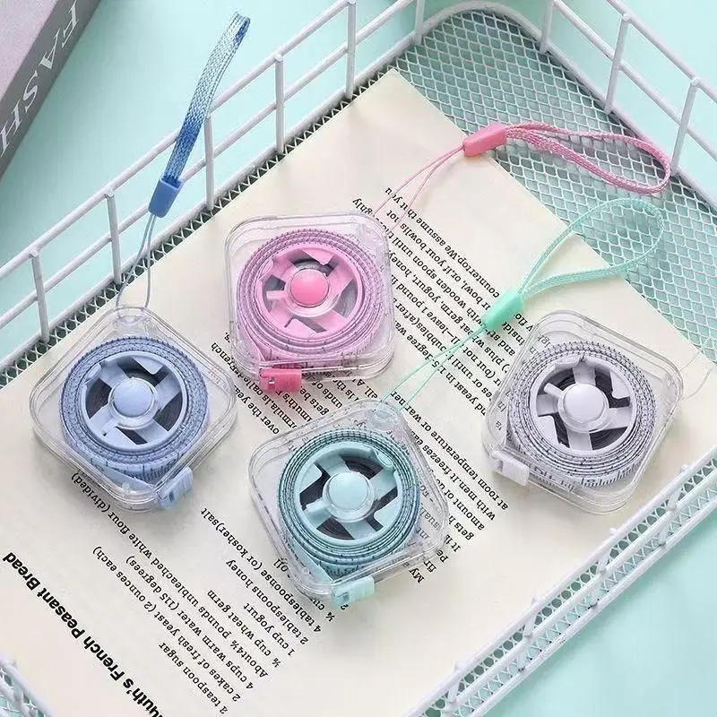 かわいいマカロンカラーのミニテープメジャー、ポケットに収まる - Tape Measure のレビューと価格