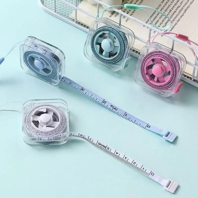 かわいいマカロンカラーのミニテープメジャー、ポケットに収まる - Tape Measure のレビューと価格