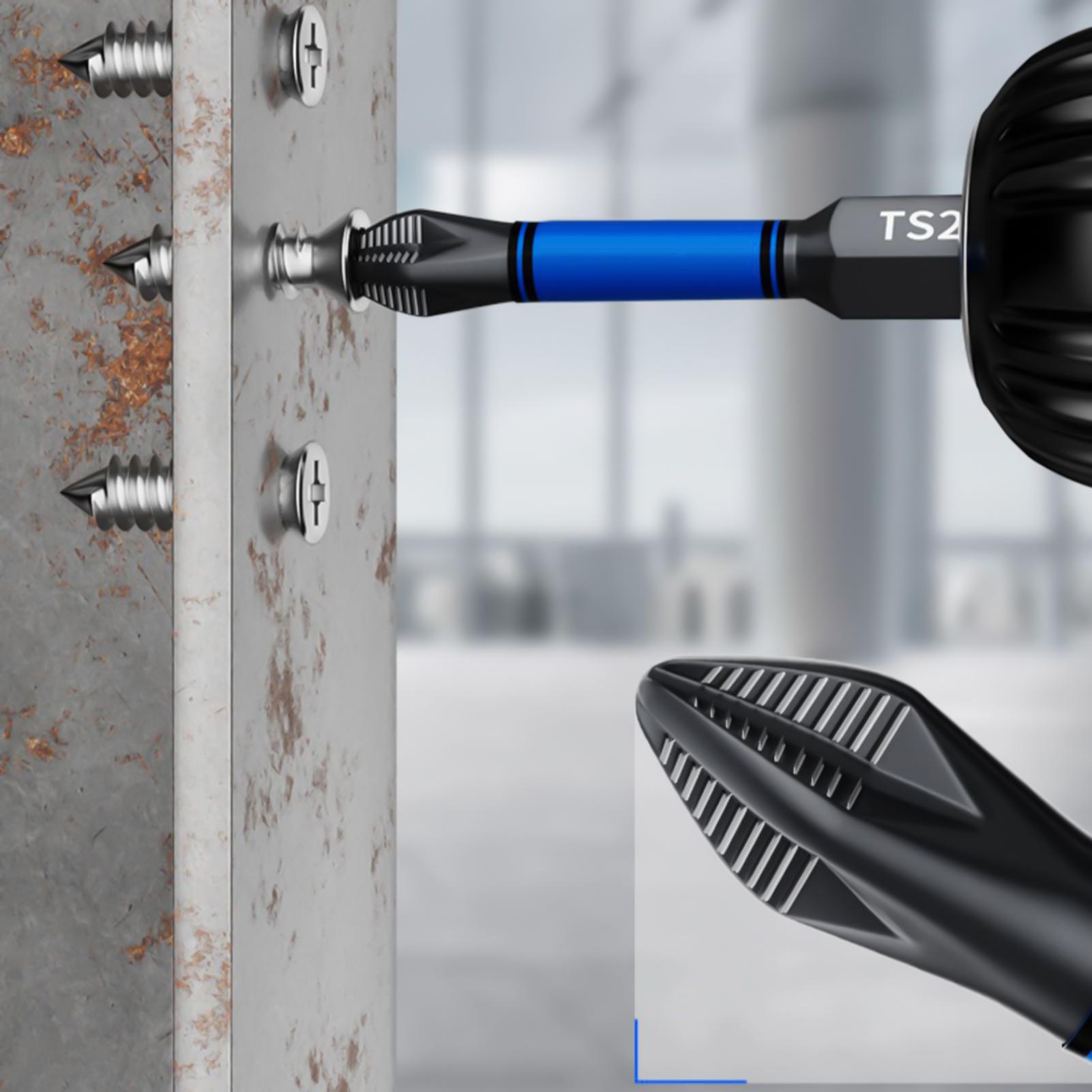 ドライバービットセット 6 ピース磁気ヘビーデューティーフィ - Drill Bits のレビューと価格