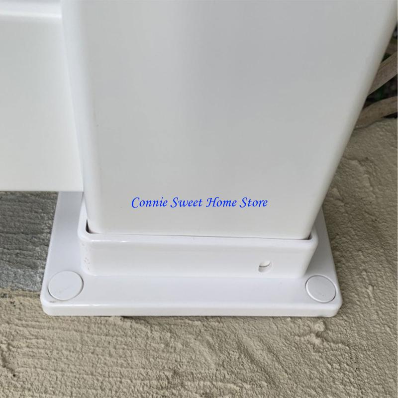 LXAF デッキ手すりブラケット多目的白い手すりブラケット庭 - Home Improvement Fence のレビューと価格